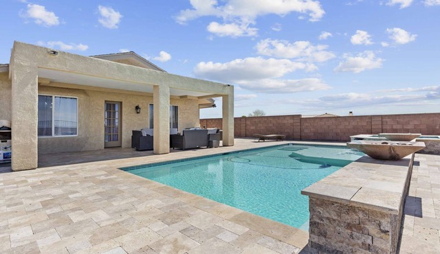 Desert Glow & Poolside Flow – BBQ, Sun, and Relax