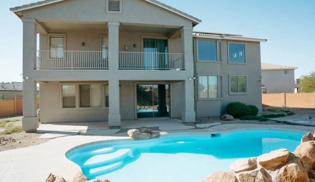 Entire Home 5BRS Buckeye Sleeps 15 with AC Tartesso Poolside Hacienda