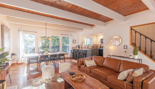 Forest Moon Chalet. Designer & Pet Friendly Luxury 3 Bdrm. w/Hot Tub