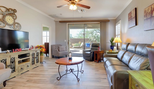 Furnished Patio, Fire Pit: Peaceful Anthem Home!