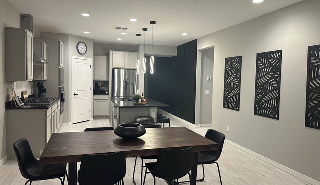 Kick back and relax in this calm, stylish space we called The Lion’s Zen!