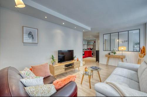 Le VAUCANSON Hyper-centre lumineux et chaleureux T2 ,1 chambre, 2 lits in Grenoble