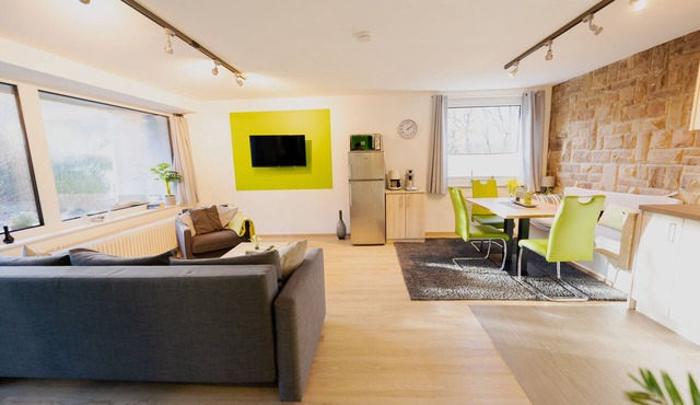 Light-filled architect-designed home in a quiet location "Vert" Apartment in Edertal