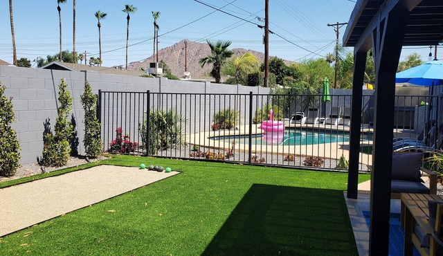 LUX Old Town Scottsdale, private pool hot tub bocce, Open play pickleball nearby