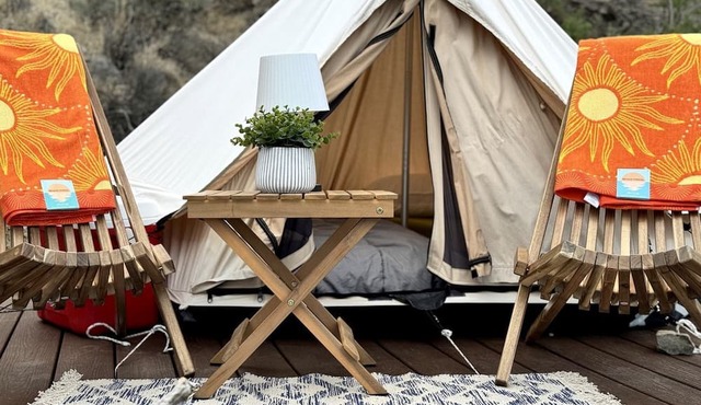 Luxurious and Comfy Bell Tent in the Stunning Nevada Desert