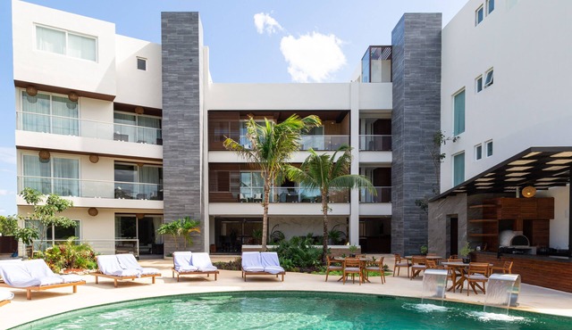 Luxury 3BR Apartment W Exclusive Amenities - 201AB in Akumal
