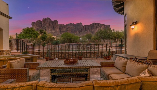 Luxury Desert Retreat Home in the Superstition Mountains with Heated Pool & Spa