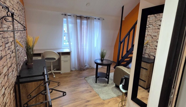 MAISON LA SOURCE; with 4 bedrooms, a kitchenette (rented separately), and a garden. in Roubaix