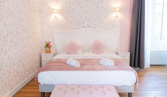 Mathilde's room at Château d'Hermival in Hermival-les-Vaux