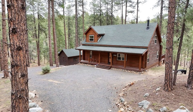 Misty Mountain Chalet- Cabin Pets EV Trails Views 2acres 7000ft elevation