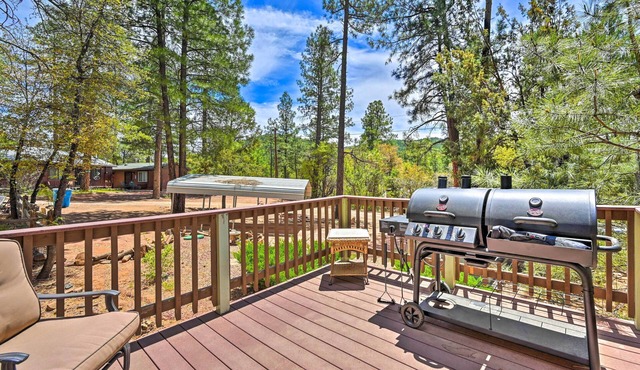 Near Hiking Trails: Woodsy Pine Cabin w/Fire Pit