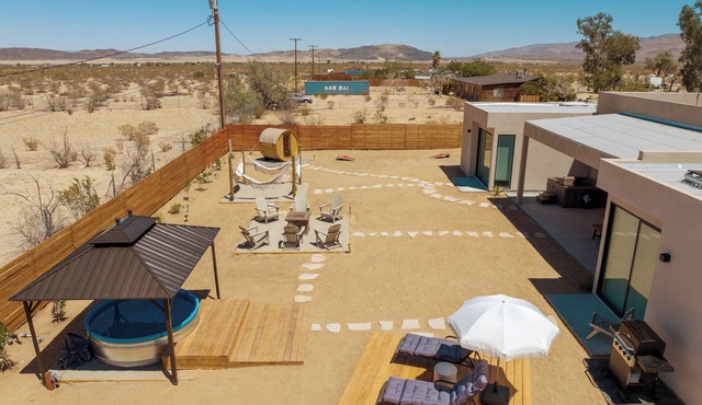 New Build Wellness Retreat - Pool · Hot Tub · Barrel Sauna - Joshua Tree