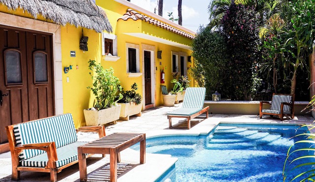 One Bedroom Suite, Serene, Pool, Gardens, Rooftop Terrace, Kitchenette in Isla Mujeres