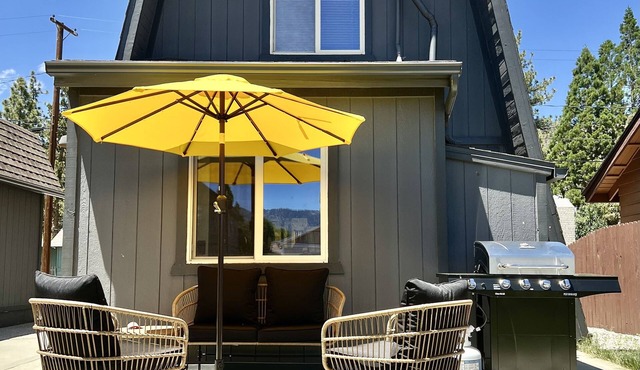 Plug in to the peace, joy, and Zen at this modern Modified A-Frame Cabin!