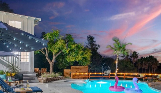 Priv. Resort! Mountain Views Oasis- Heated Pool & Spa, Game Rm, Temecula-8 miles in Fallbrook