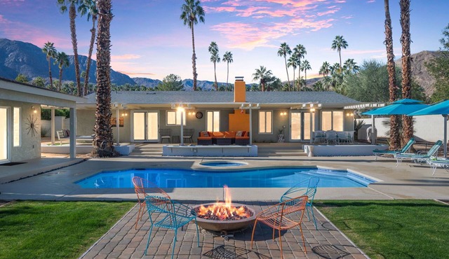 Private Mid Century Oasis with Amazing Views has open dates for Fall 2026!