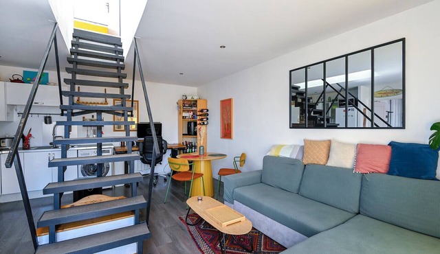 Rooftop flat in Marseille