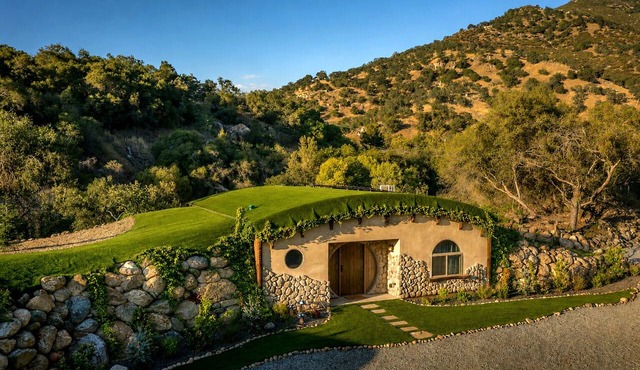 Sequoia Hollow Hole - Magical & Whimsical Earth-Berm Riverfront
