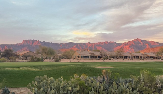 Spectacular views: 3-bedroom house. Gold Canyon 55+. Golf close. Pool access