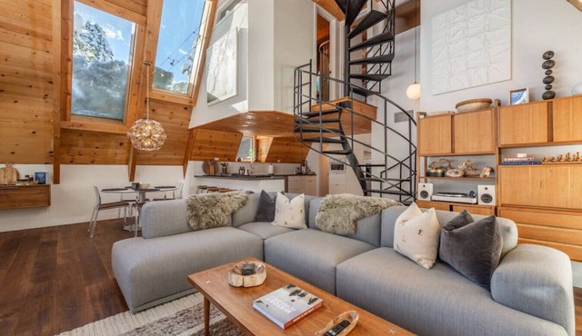 Tahoe A-Frame Cabin with Hot Tub & Private Pier | Sleeps 6