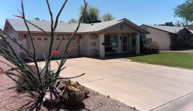 The Casita - Modern 3-bdrm, 2-bath, Walk to Asu, No Added Fees