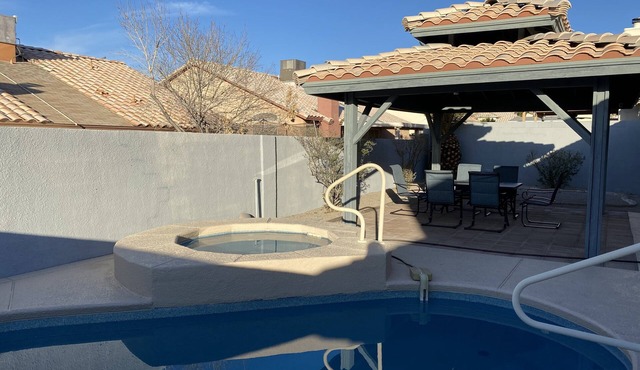 The home features: pool, hot tub and pool table. STR19-00109