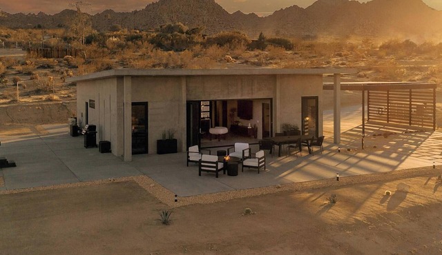 The Mark Concrete Retreat with Views & Hot Tub
