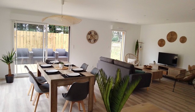 "Ti-Coat" new single-storey wooden house in Quimperlé in Quimperlé