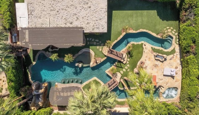 Tropical Oasis: Slide into Desert Bliss
