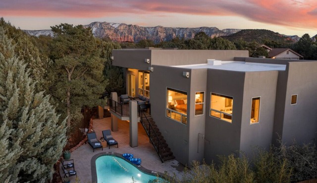 Two Custom Homes with Pool, Spa, Rooftop Deck