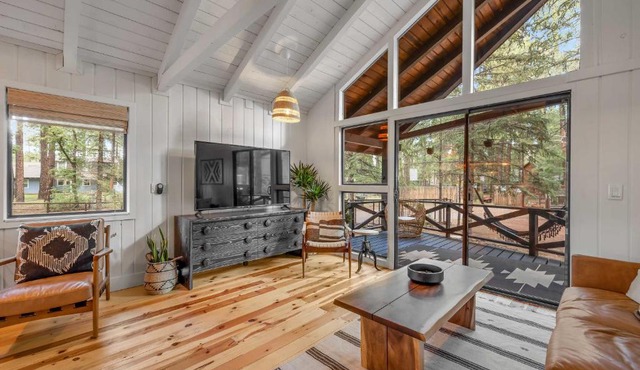 Unique Cabin with Fire Pit about 1 Mi to Lakes!