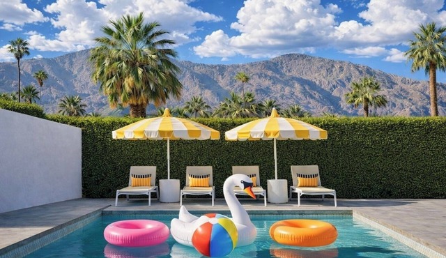 Villa Caliente: Saline Pool + Spa + Mountain Views