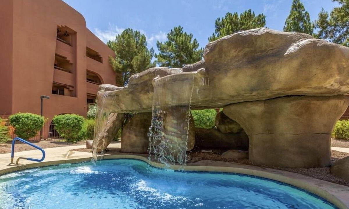 Paradise Valley Village Condo | CASA AQUA- Anasazi Village- Ground Floor lovely pool view