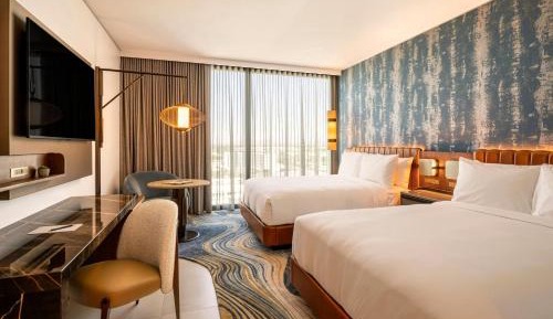 Entertainment District Deluxe Queen Room with Two Queen Beds