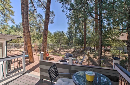 Payson Cottage | Peaceful Deck + Fire Pit: Payson Home!