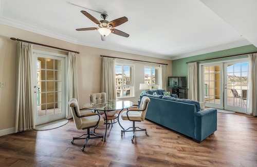 Lake Las Vegas Condo | Panoramic Lake View Penthouse, Large Covered Deck, Steps to the Lake, Grocery