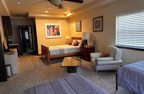 Three Rivers House | A Very Sweet Retreat: The S Fork River is flowing. You can see, hear & touch it!