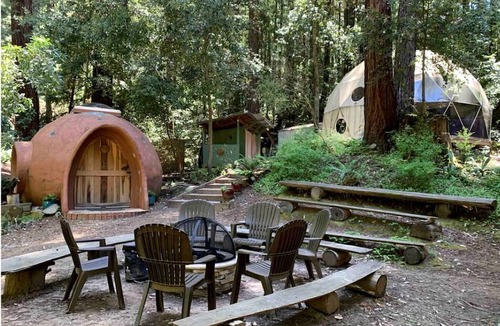 La Selva Beach Cabin | Private Glamping Getaway in the Redwoods near Santa Cruz, California
