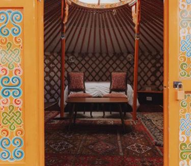 Dunlap House | Glamping yurt at Sequoia Highland Camp