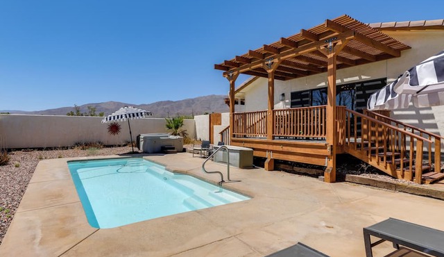 Home w/Outdoor Oasis & Views in Borrego Springs!