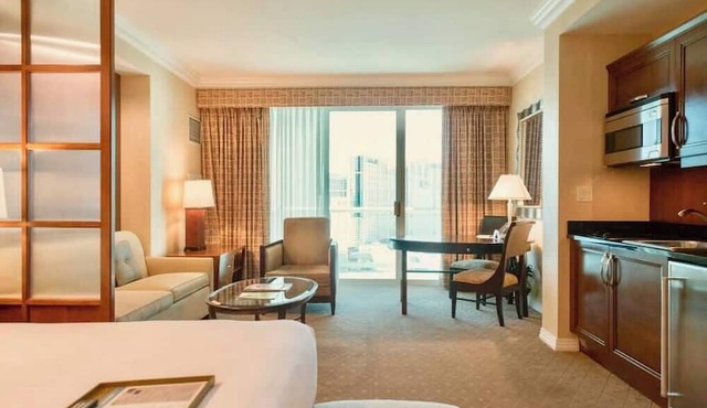 No Resort Fee | Balcony Strip Views, Pools & Parking